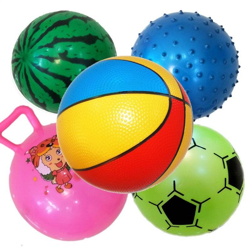 Skin ball children's inflatable toy hand grab ball baby ball baby ball small basketball football watermelon ball handle ball early teach