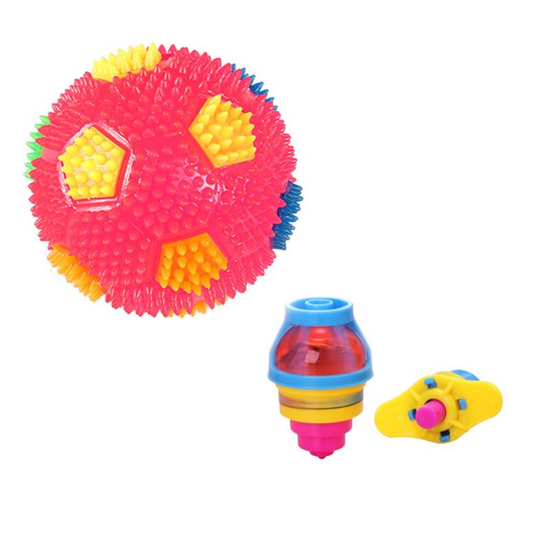 1 light -emitting small football+1 light emitting launch gyro 1