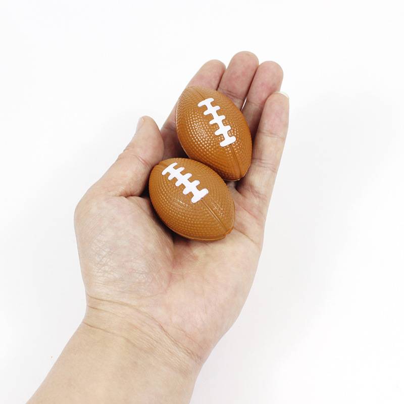 Small mini rugby children's British American -style decompression stretch toy foaming PU ball children interacting toys