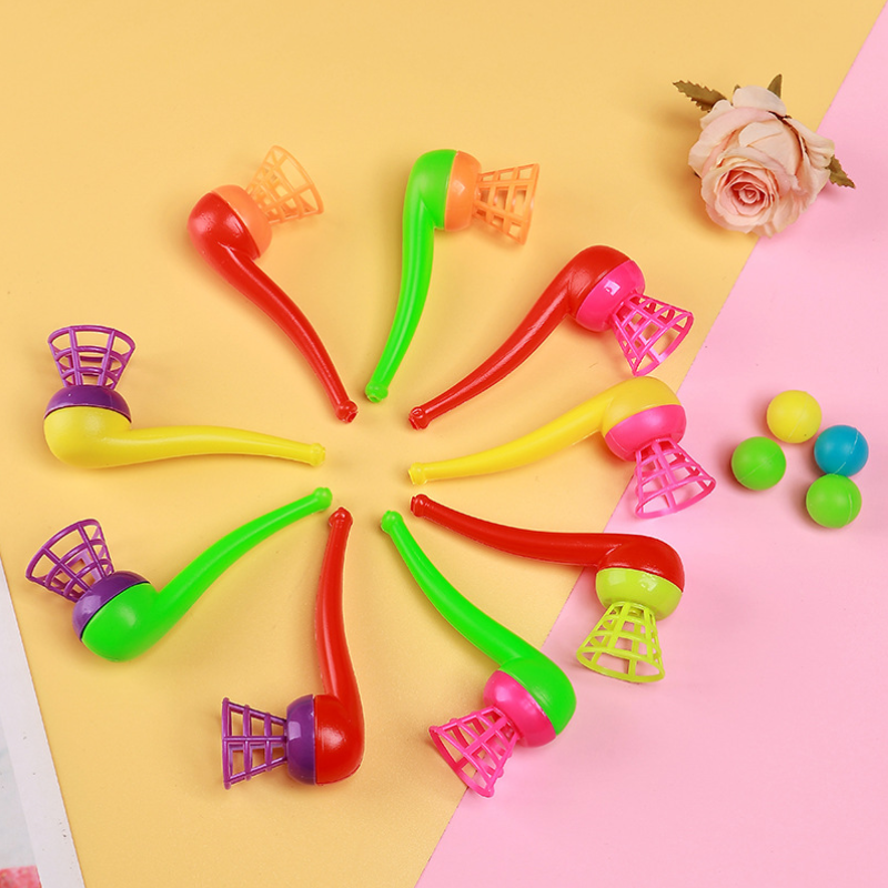 After the 80s, the old suspended blown puzzle suspended suspended magic ball plastic pipe fighting kindergarten gift children's toys