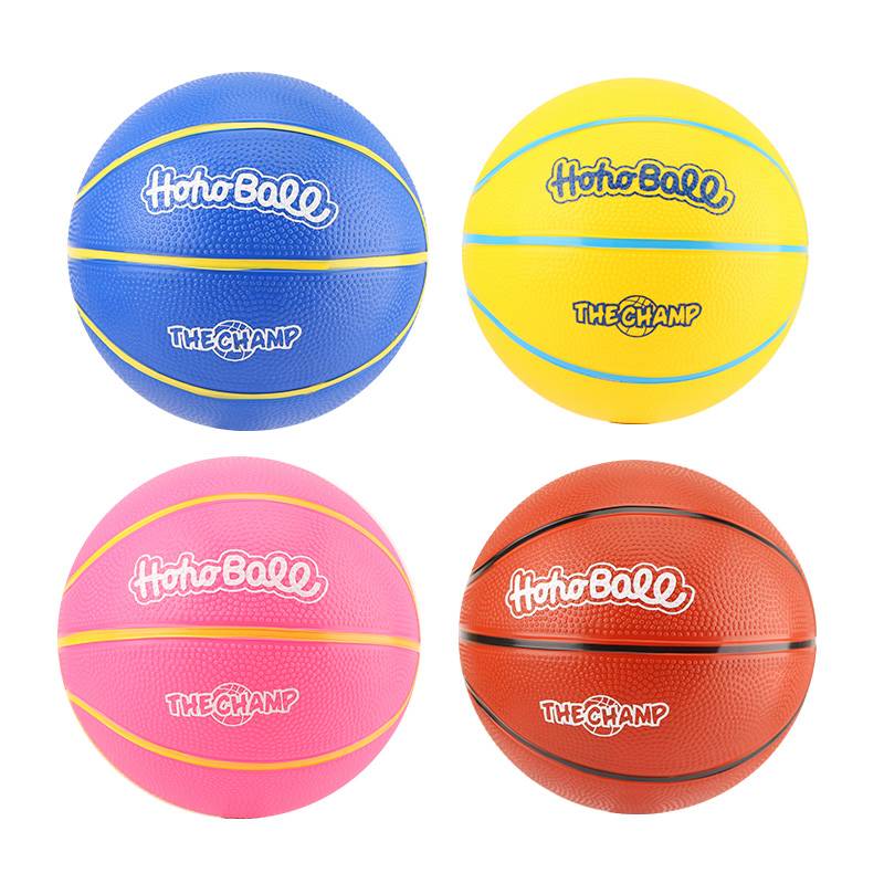 Haha Basket Basketball Children's Skin Shooting Ball Baby Kindergarten Dedicated ball toys Empty young children's elastic ball