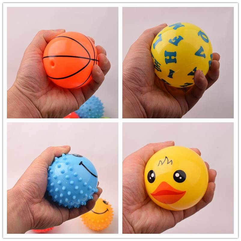 3 -inch 4 -inch baby toy ball player grab massage sense training learning Bobo soft ball children's basketball football ball