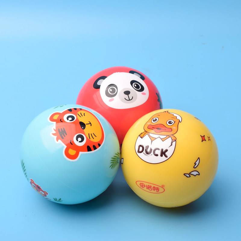 3 full -printed animal balls 7 cm