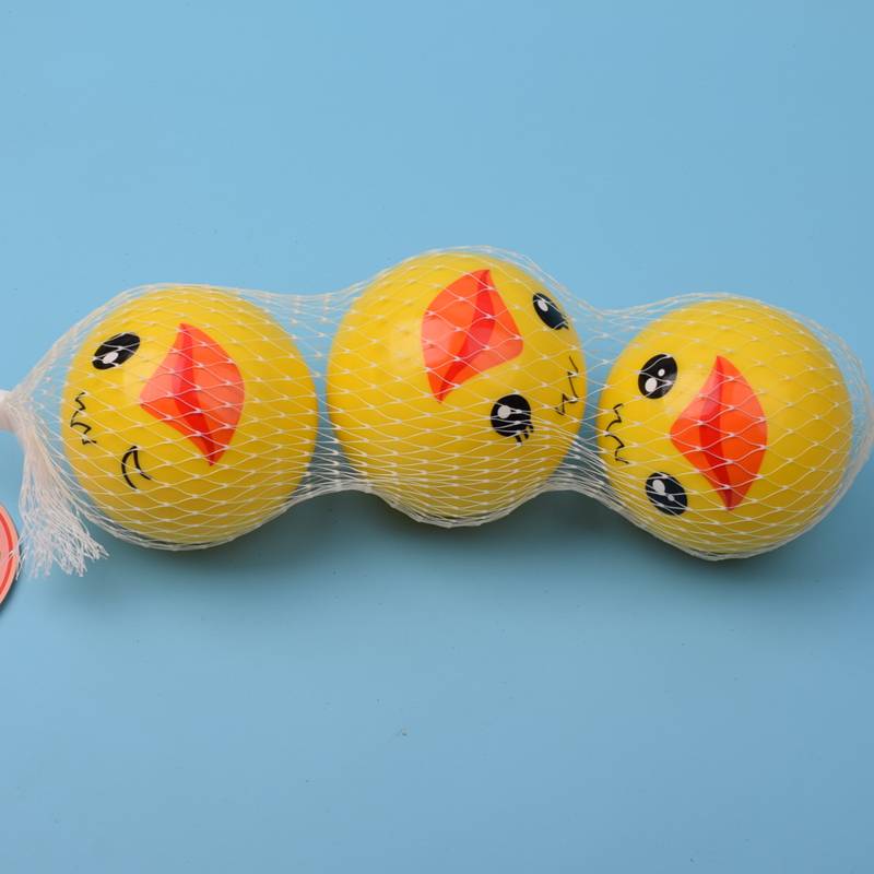 3 yellow duck balls 7 cm
