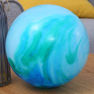 38cm blue and green cloud color ball 1+air cylinder