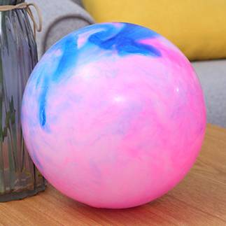45cm blue powder cloud color ball (with light model) 1+air cylinder