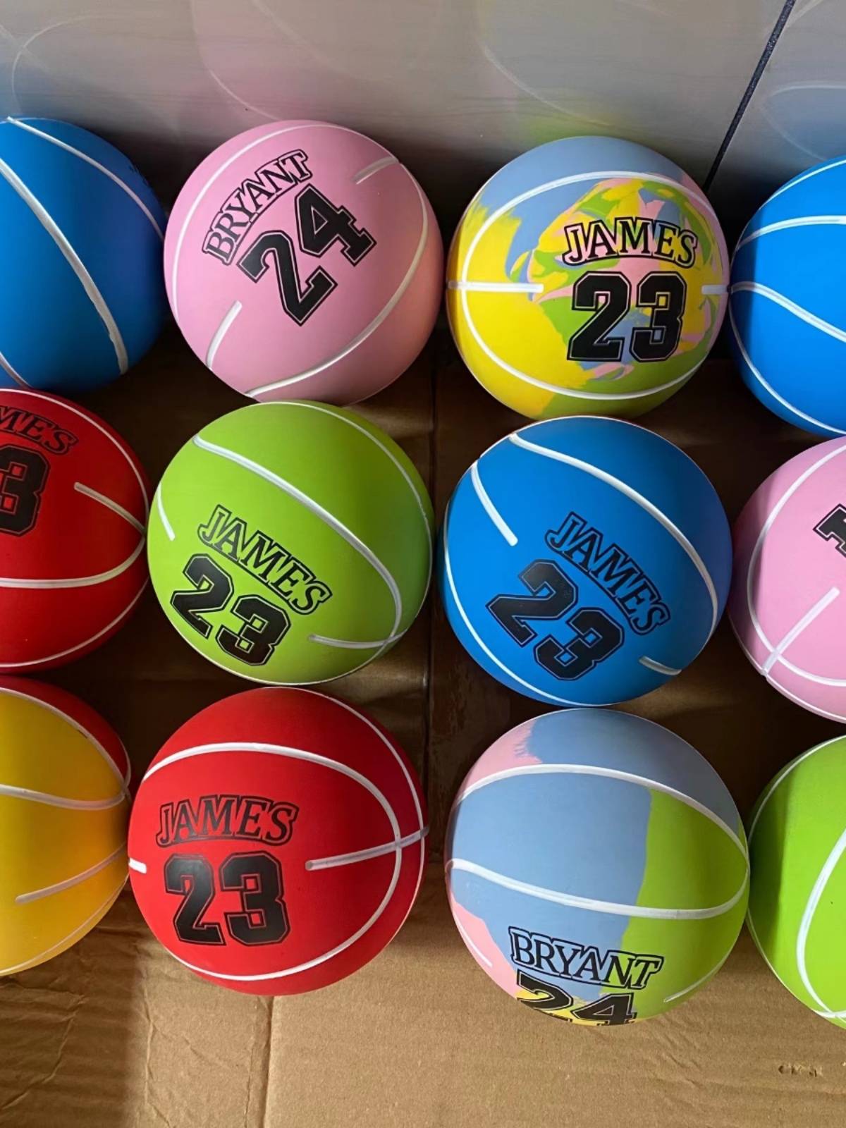 Large high elastic rubber hollow -free elastic fans, small basketball baby children's toy ball pet ball