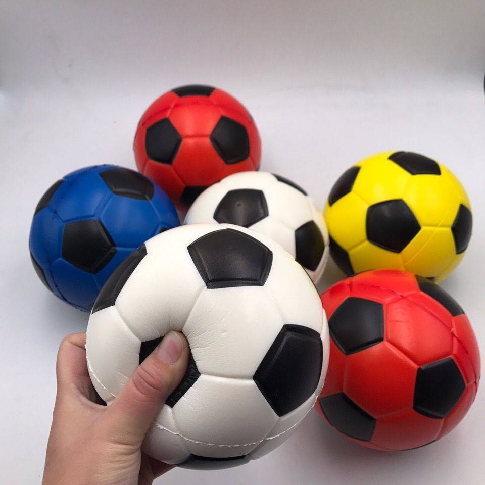 PU sponge solid soft ball gift combination 5 inch big basketball football football rugby children's toy elastic ball