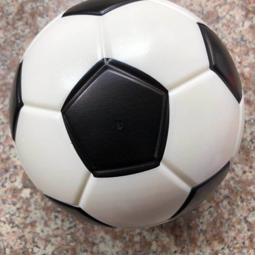 15 cm black and white football