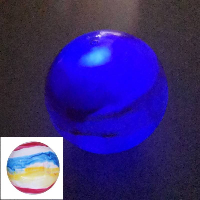 15 -inch 18 -inch glowing cloud color ball thickened elastic ball inflatable toy leather ball shooting ball entertainment water ball