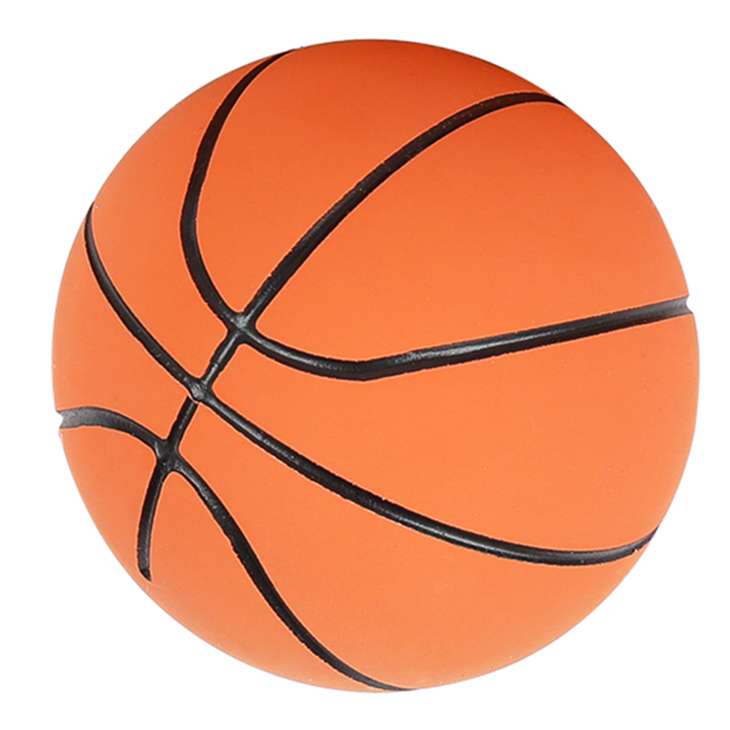Vental decompression rubber elastic ball without inflatable 6 cm small high -elastic children's small basketball shooting football