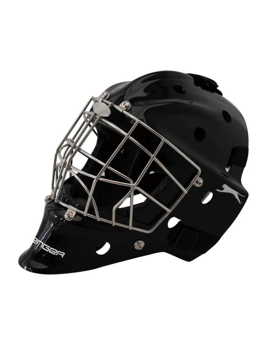 SLAZENGER hockey goalkeeper is equipped with helmet guard club 100%British import