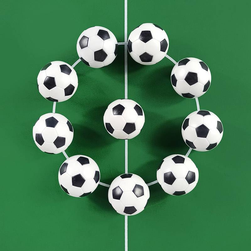 Children's table football plastic small football small ball special ball accessories black and white football toy football board game