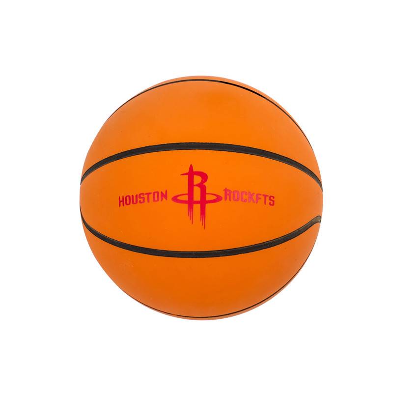 6cm mini color rubber small basketball football decorative ornament children's toy model venting elastic hollow ball