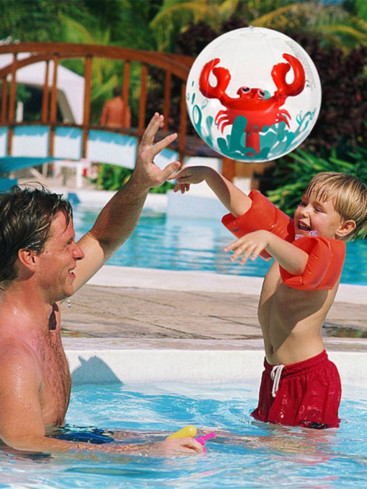 Children's beach ball inflatable large water floating ball, children's swimming pool, played water volleyball ball