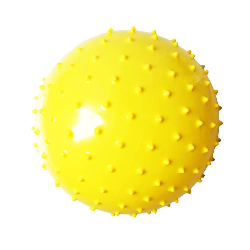 9-inch massage ball 18-21cm yellow giving a punching cylinder