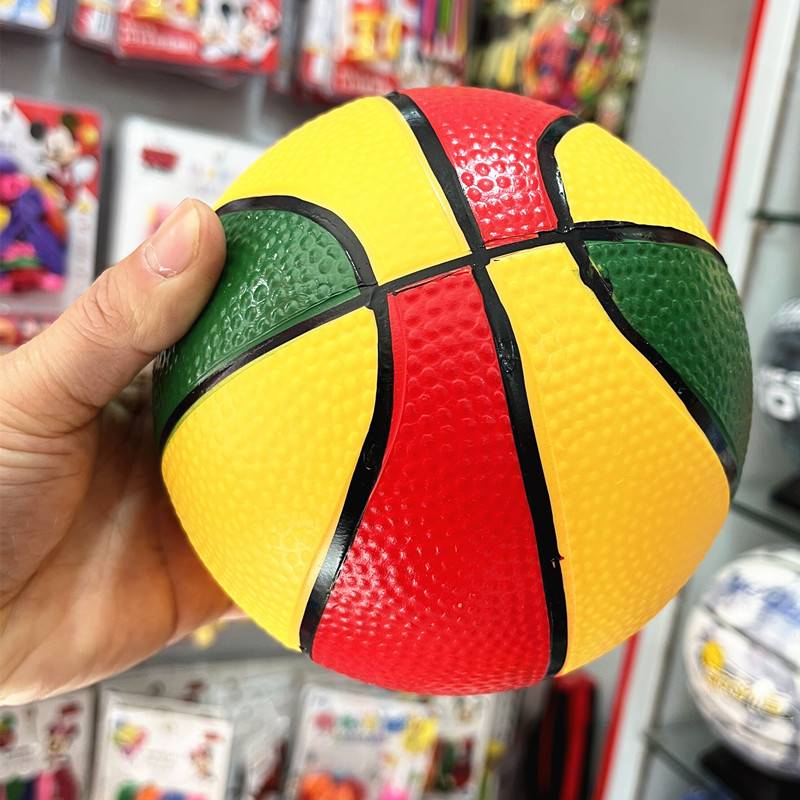 Children's PVC shooting small basketball football kindergarten baby physical fitness training small leather ball inflatable toy elastic ball