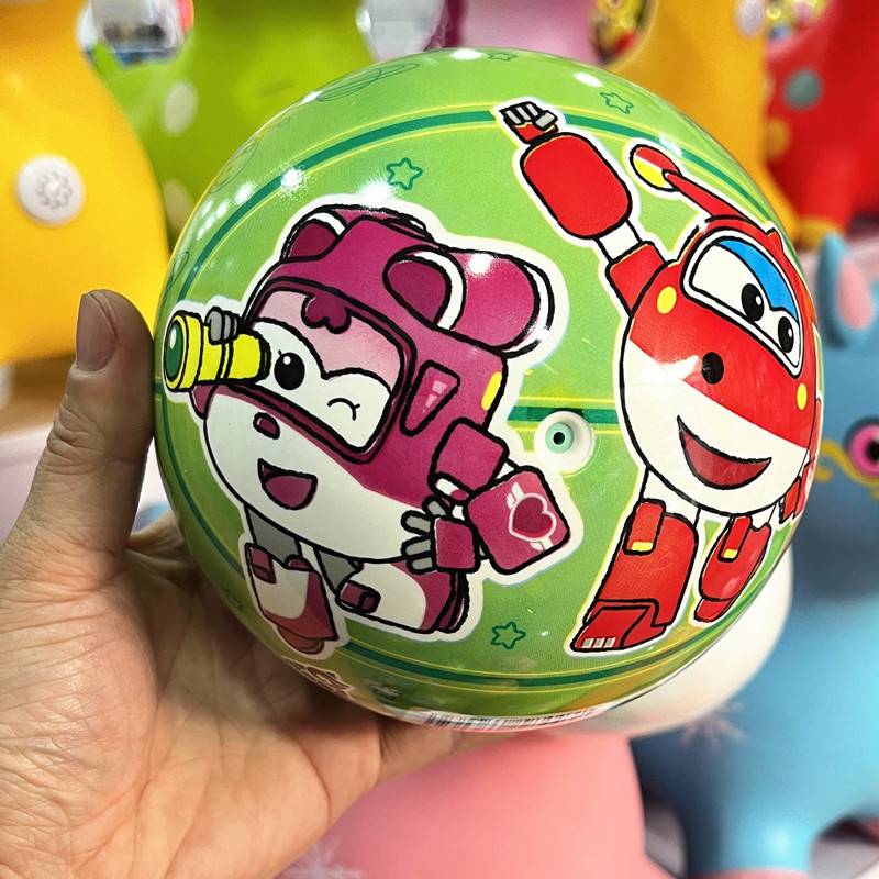 15 cm Flying Heroes Colorful Basketball Green