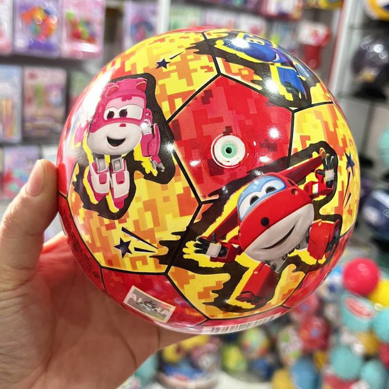 15 centimeters of flying man football red