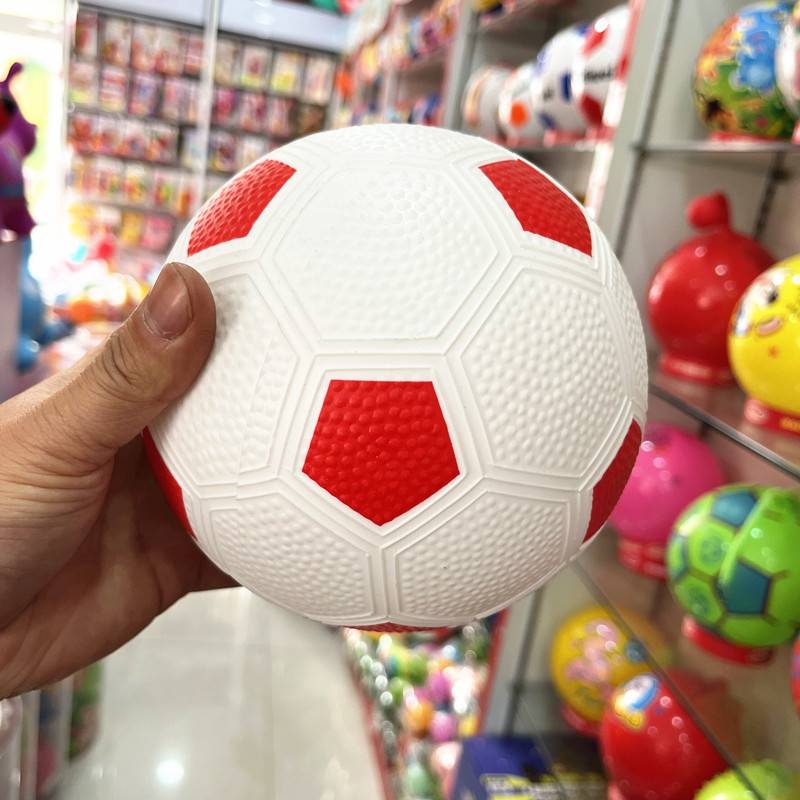 6 -inch big PVC football red