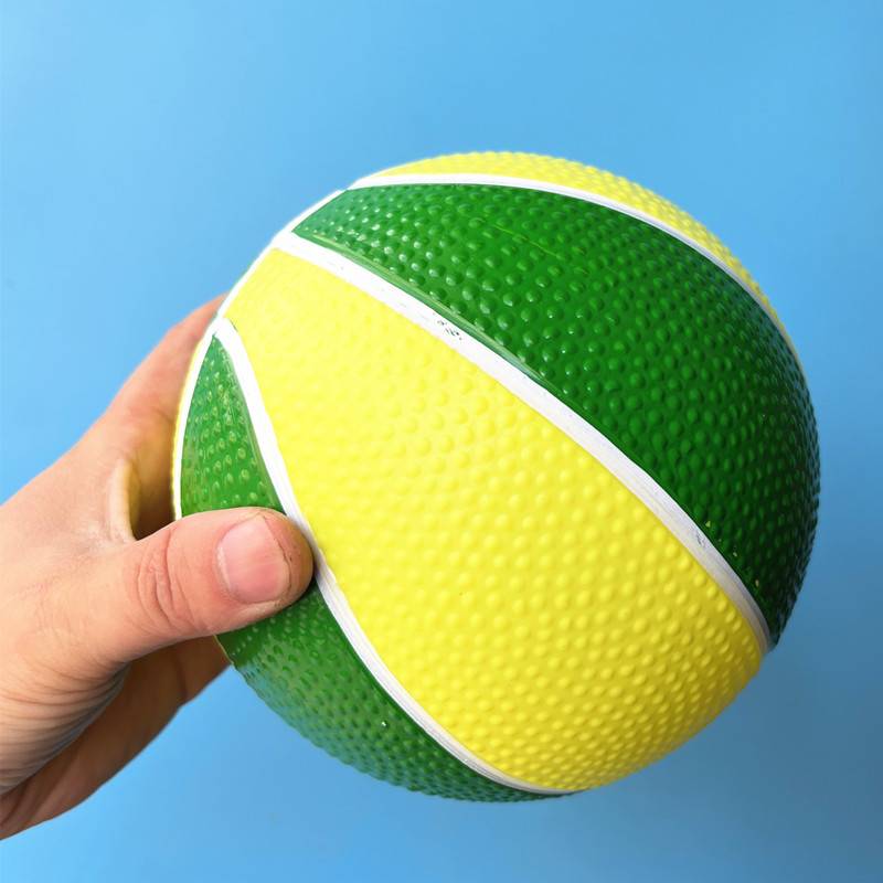 15 cm yellow and green blue ball