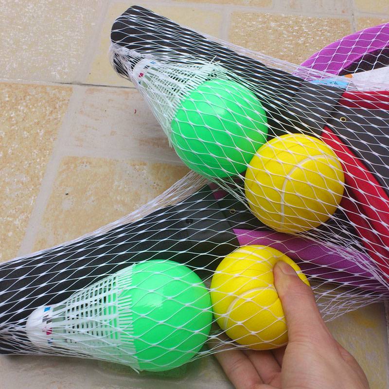 Children's outdoor sports tennis racket kindergarten ball ball toys baby badminton racket parent -child set