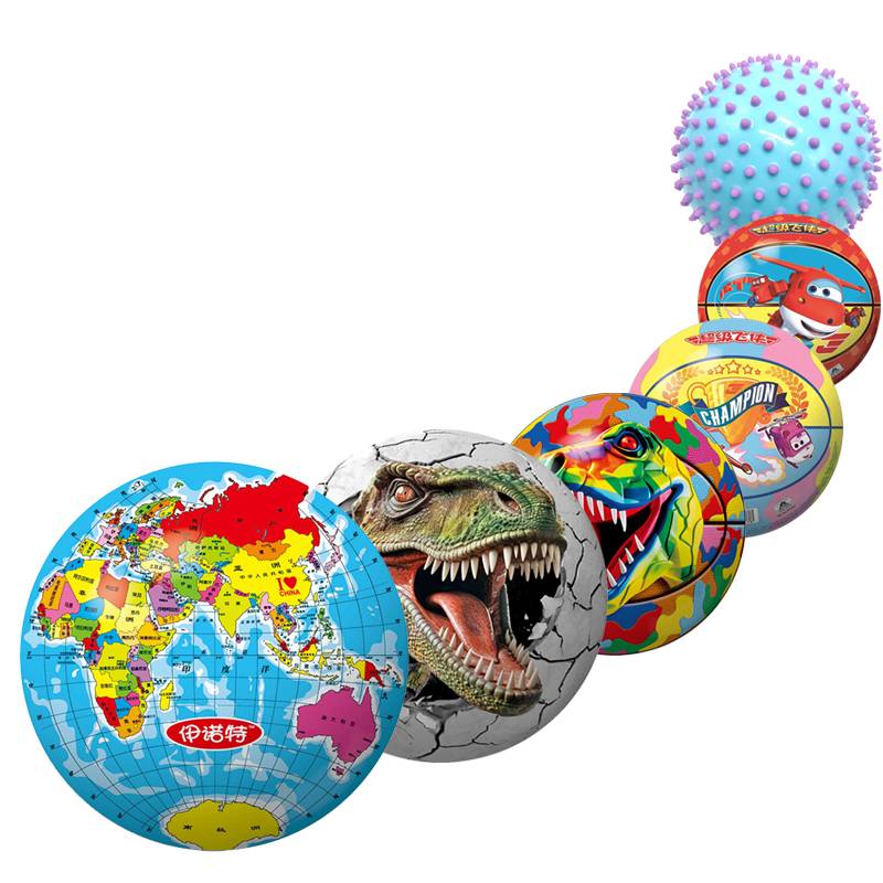 Innot Children pat the watermelon small leather ball baby garden baby super flyer basketball elastic ball toys