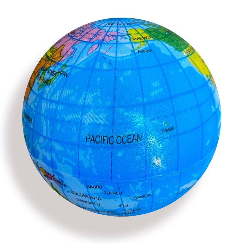 7.6 cm sponge Mapball Children's Toys Elastic Ball Ball Constellation Potal Prop Photography Properly Teaching Genuine Genuine