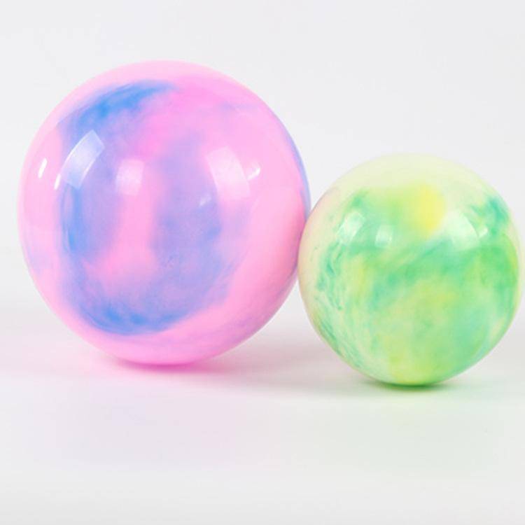 15-45 cm cloud color ball children's inflatable toys shooting ball night market swinging source cloud color cloud ball