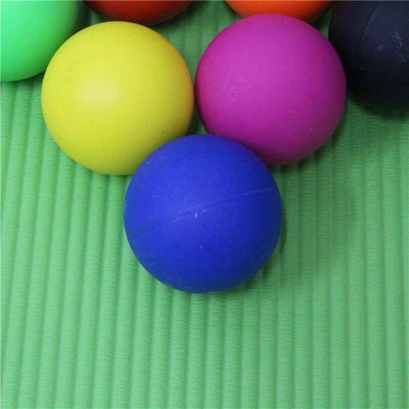 Silicone fascia ball rubber solid fascia ball massage ball muscle relaxation ball hockey standard size