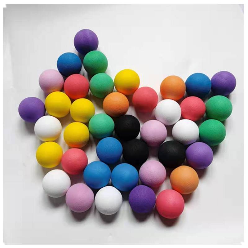 Children's solid color sponge EVA ball elastic ball bullet ball player grabbed ball soft ball naughty castle accessories
