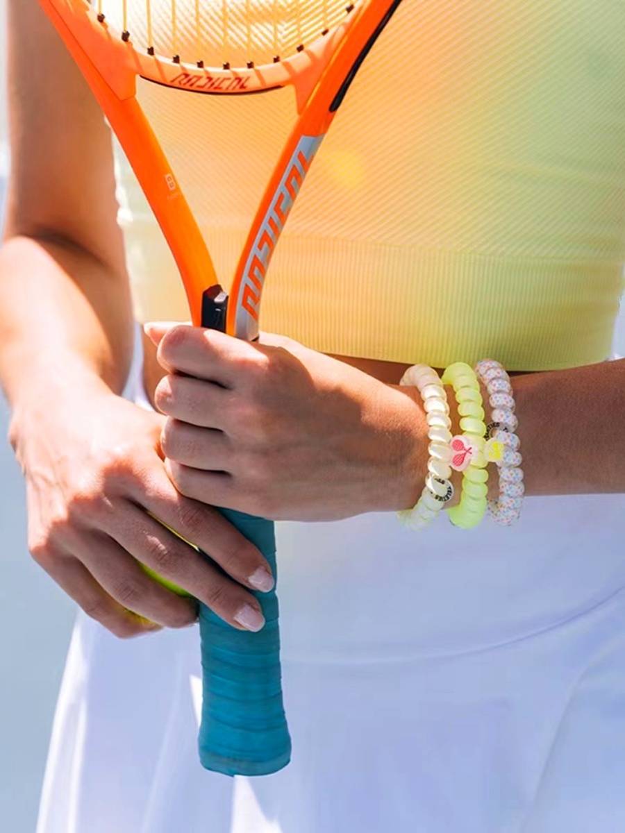 Teleties telephone coil TT ring hand ring 2023 sports series limited high elastic hair rope wrist ring environmental protection