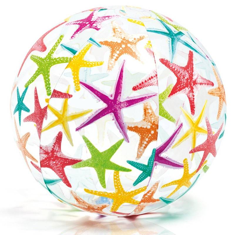 Genuine Intex Beach Ball Four Color Elastic Play Aquarius Children Game Beach Ball Adult Swimming Pool Aquarius Handball
