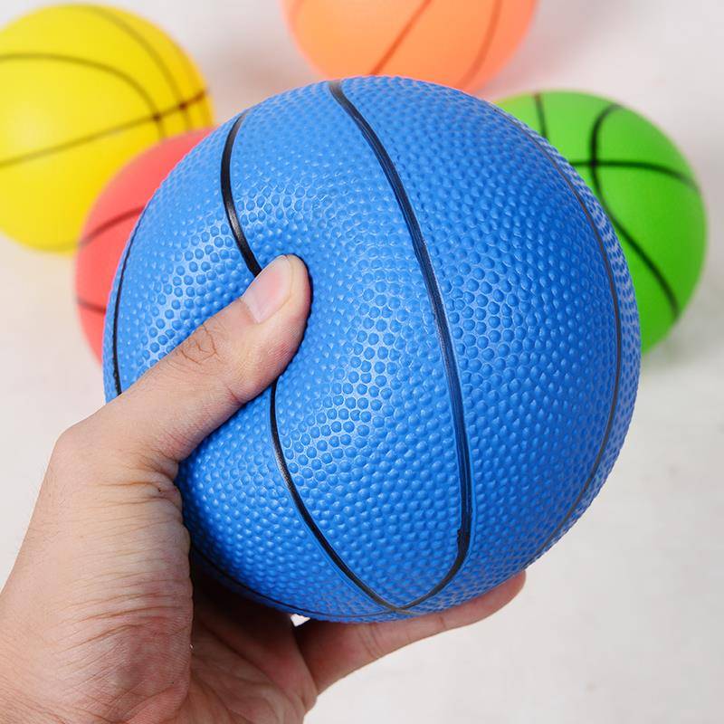 Small Pills indoor soft 3-shooting toy kindergarten basketball children's special soft ball 3-4-5 ball children