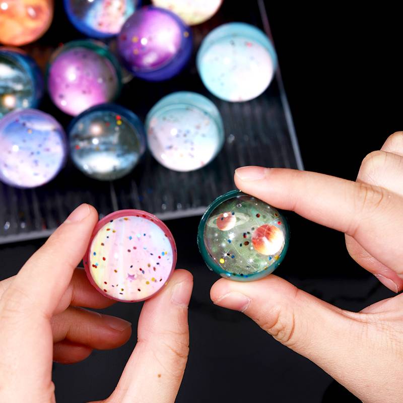 No. 32 Plastic Ball Children's Toys Toys Poor Star Empty Jumping Polo Rubber Bulk Bloss -Bets One -dollar Gacha Jump Ball