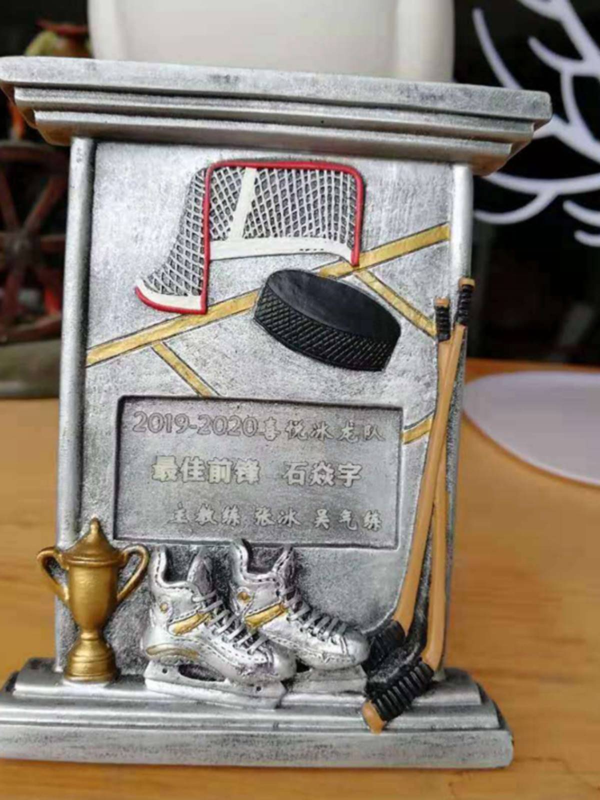 Ice Hockey Creative Hockey Competition Prize and Crafts Snaken Birthday Gift Medal Soft Decoration Freemail