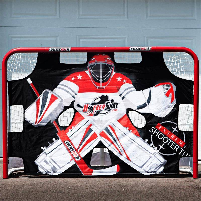 Importing hockey pucks, standard goal sizes, training targets, hockey, goalie, training sheet