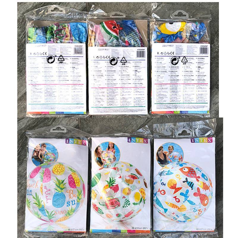 Cartoon PVC inflatable drama watermelon watermelon beach ball six color ball children baby water park toy football