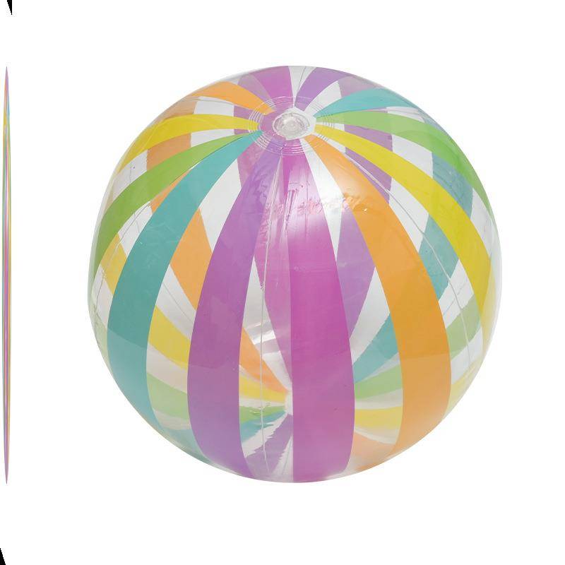 Cartoon PVC inflatable drama watermelon watermelon beach ball six color ball children baby water park toy football