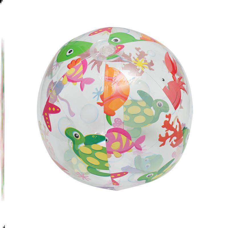 Cartoon PVC inflatable drama watermelon watermelon beach ball six color ball children baby water park toy football