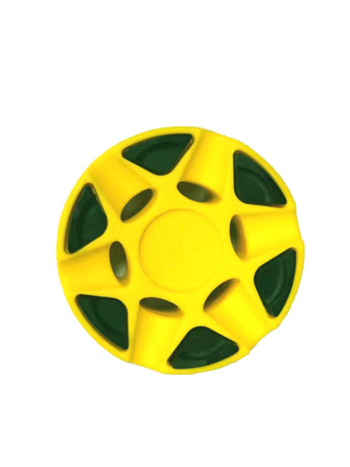 Professional land wheel glide international standard children's adult practice competition dry land ice hockey hockey ball round cake