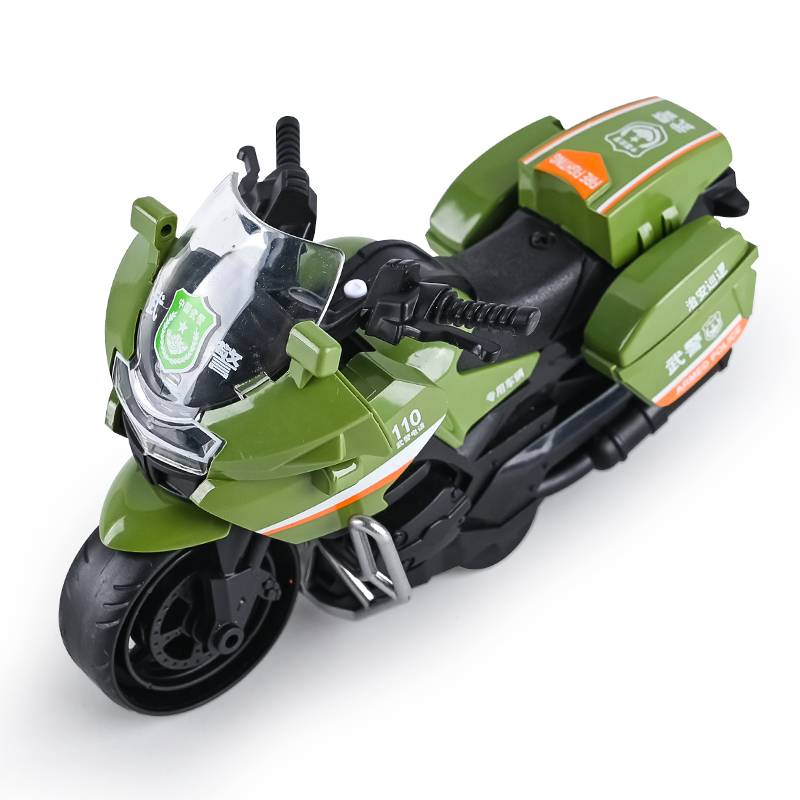 Armed Police Motorcycle [Can be opened by trunk]