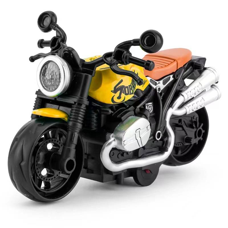 Yellow latte motorcycle
