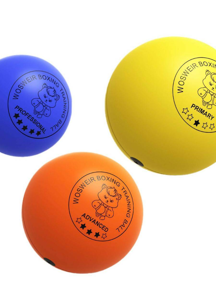 Wear children's boxing reaction ball agile training ball big ball diameter 7cm8cm9cm speed ball light surface soft ball