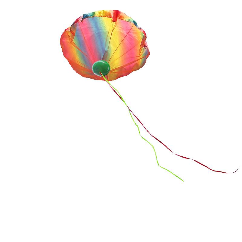 The bell chute of the toy, the air dropper tossed the child's own chute in the outdoor toy kindergarten