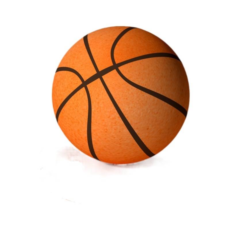 Indoor mute basketball No. 7 shooting ball silent elastic small leather ball No. 5 shooting kindergarten children's toys