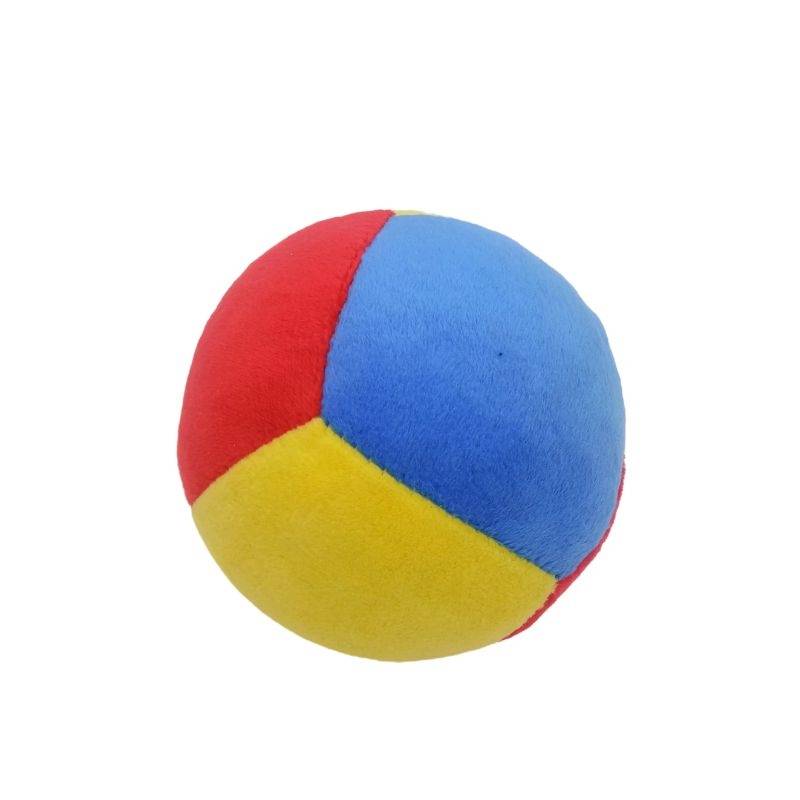 Red, yellow and blue three -color color ball 11cm no bell