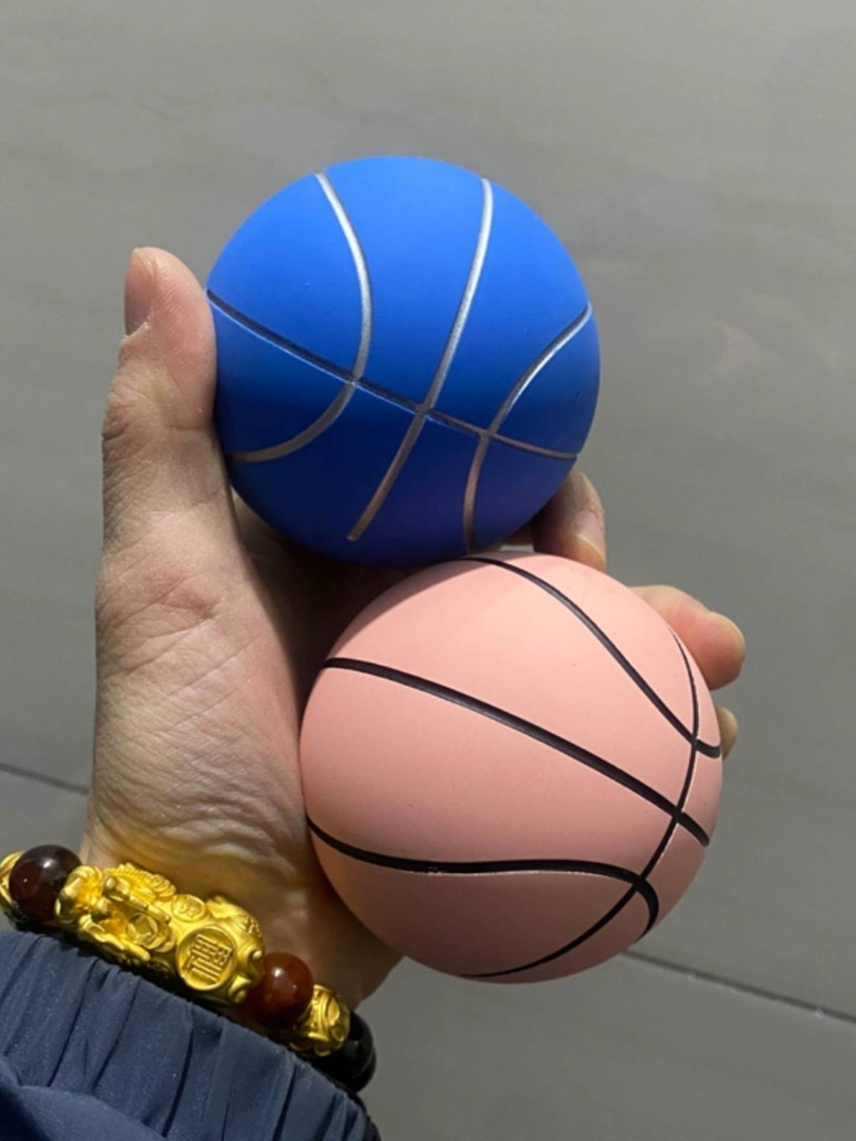 Candy color 7.5cm rubber hollow -free and elastic ball baby toys toys soft high elastic decompression ball