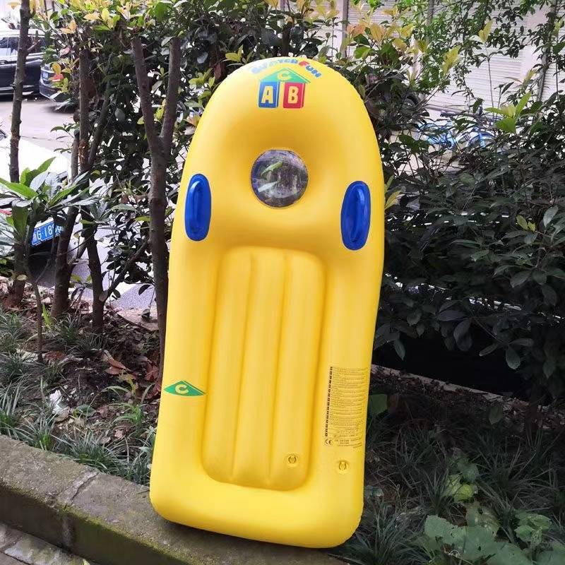 ABC Children's Surfing Board Floating Drama Water Swimming Ring is inflated and thickened.
