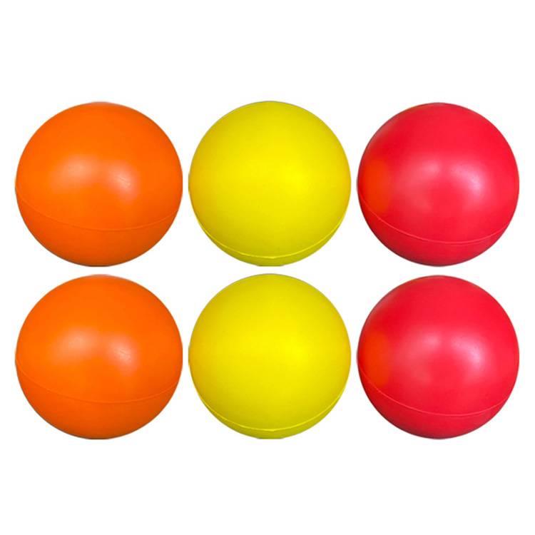8 cm solid sponge ball PU pressure ball grip ball rehabilitation training ball toys gift ball can be printed